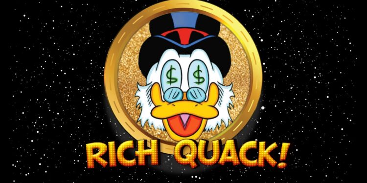 RichQuack là gì? Token meme siêu giảm phát