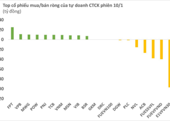 Phiên 10/1: Tự doanh CTCK bán ròng hơn trăm tỷ trên các chứng chỉ quỹ - Ảnh 1.