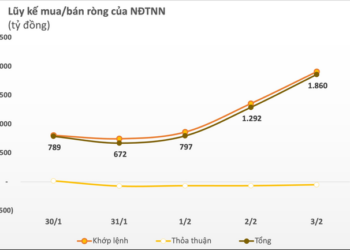 Khối ngoại mua ròng gần 2.000 tỷ trong tuần đầu năm mới Quý Mão, gom mạnh HPG - Ảnh 1.