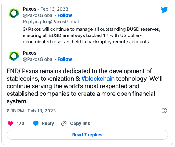 Paxos Trust phản hồi thép về quyết định của SEC
