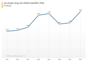 VEAM báo lãi ròng kỷ lục hơn 7.600 tỷ đồng trong năm 2022 - Ảnh 1.