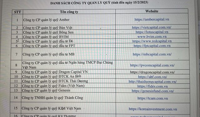 Có hiện tượng giả mạo công ty quản lý quỹ, lừa đảo chiếm đoạt tài sản nhà đầu tư - Ảnh 1.