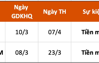 Lịch chốt quyền cổ tức tuần 6/3-10/3 - Ảnh 1.