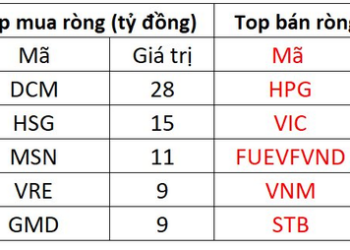 Thị trường giảm điểm, khối ngoại quay xe bán ròng hơn 350 tỷ đồng - Ảnh 1.