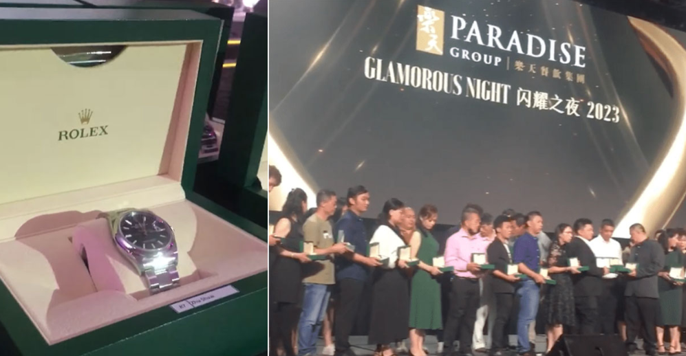 Singapore: Công ty thưởng đồng hồ Rolex, vàng thỏi