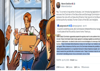 Thành viên Hạ viện Mỹ Warren Davidson nói rằng sẽ sa thải Chủ tịch SEC Gary Gensler