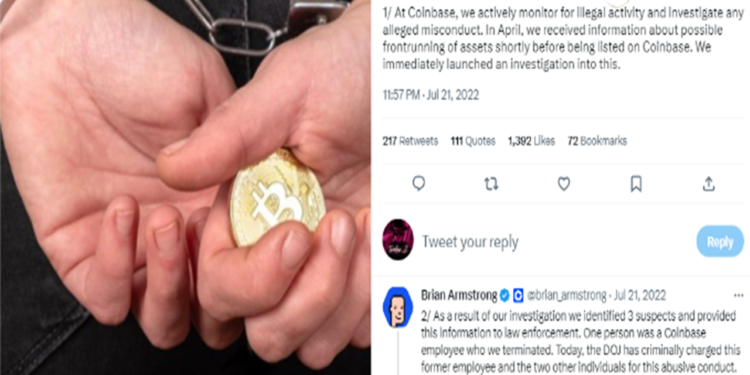 Coinbase được bồi thường 470.000 USD từ cuộc chiến pháp lý giao dịch nội gián