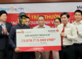 Mua 3 vé, trúng Jackpot 73 tỷ đồng