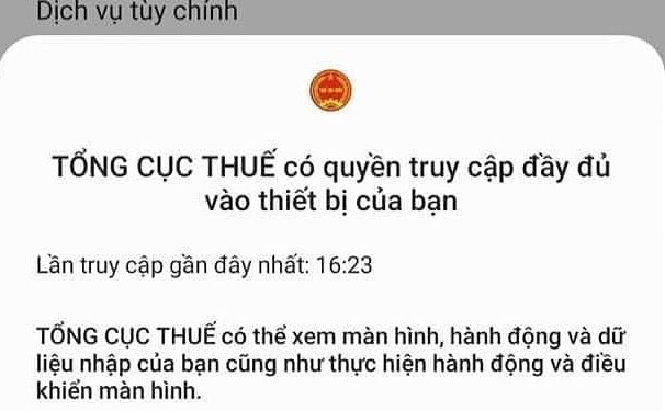 Giả mạo Cục Thuế, chiếm đoạt tiền trong tài khoản ngân hàng