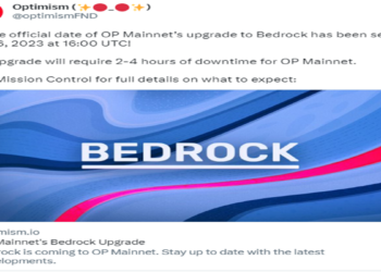Optimism công bố thời gian khai hỏa nâng cấp Bedrock