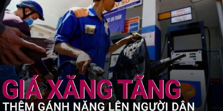 Giá xăng tăng 516 đồng/lít từ chiều hôm nay