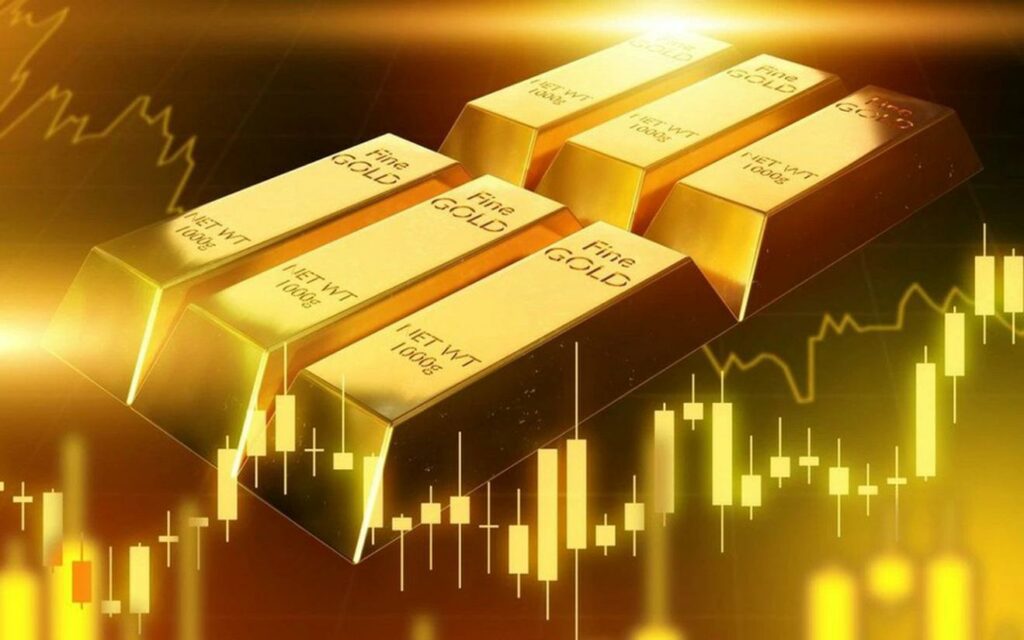 Chứng khoán Mỹ lập kỷ lục, giá vàng bật tăng 40 USD/ounce